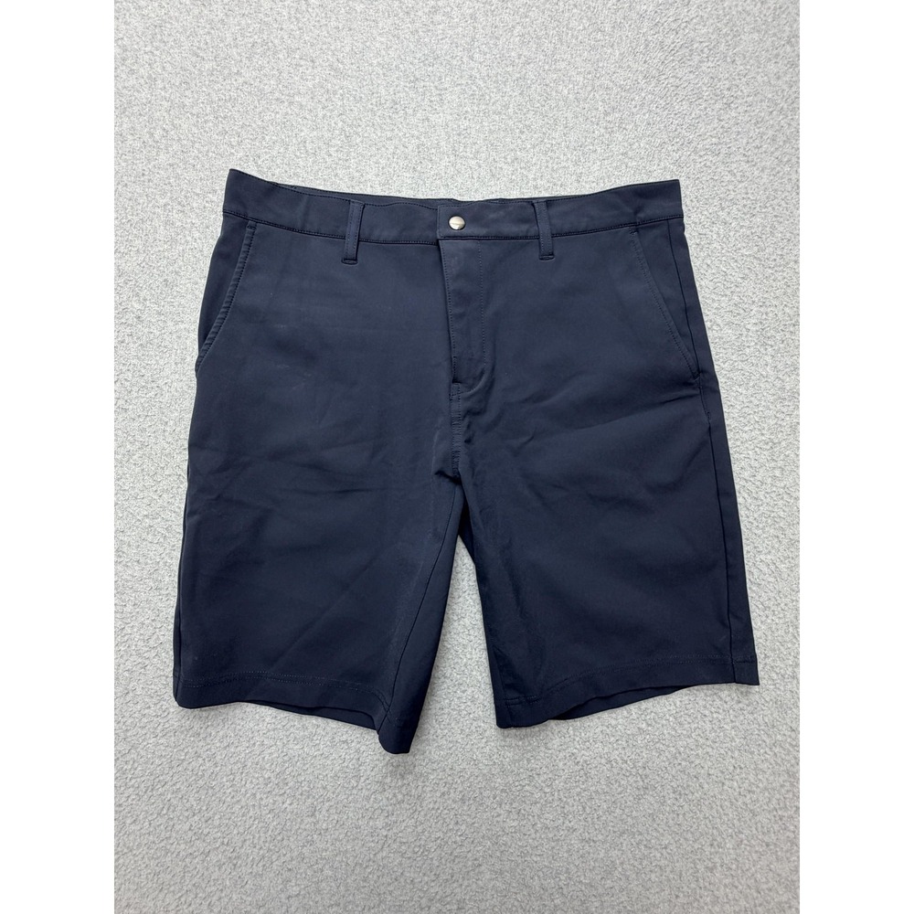 State And Liberty Shorts Mens 31 Blue Chino Stretch 9 Inseam Casual Summer